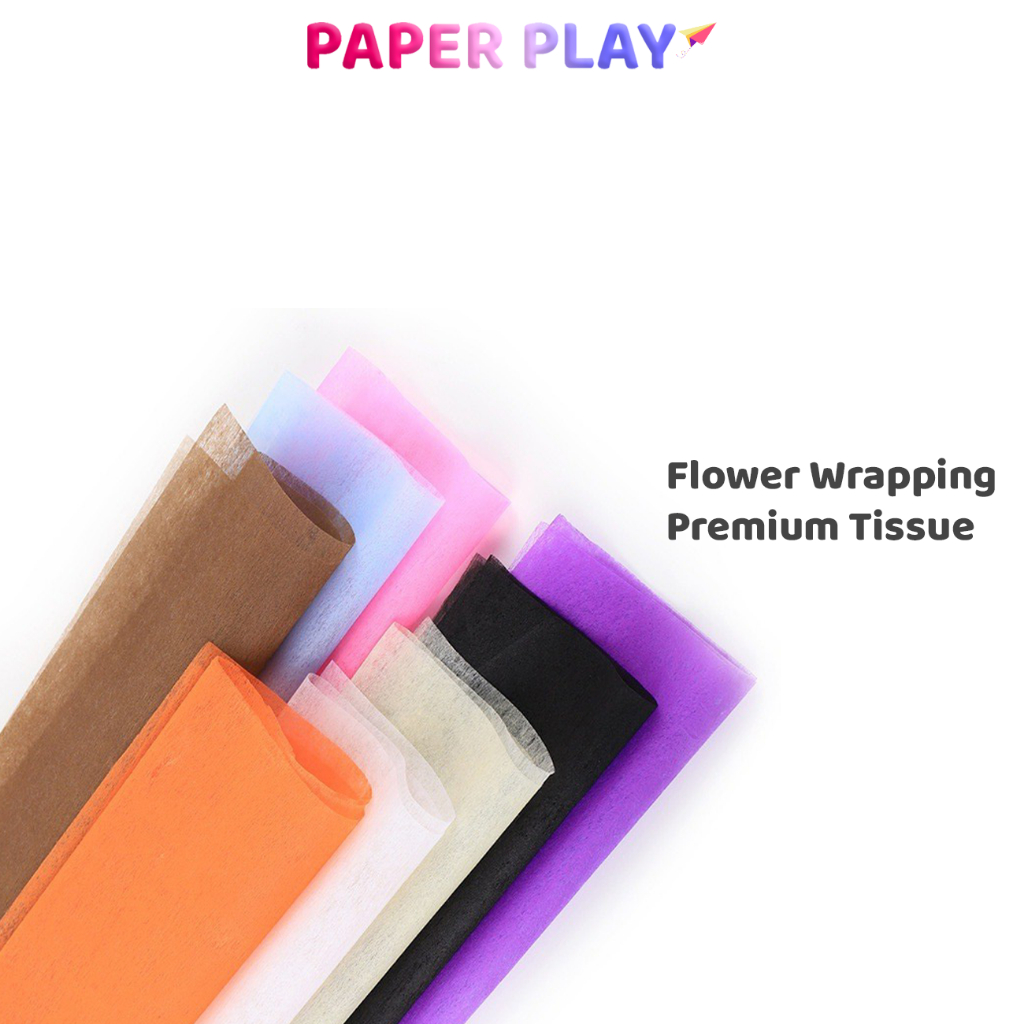 

PAPERPLAY Flower Wrapping Premium Tissue / Non Woven Paper/ Kertas Buket Tebal Pembungkus Bunga KB26