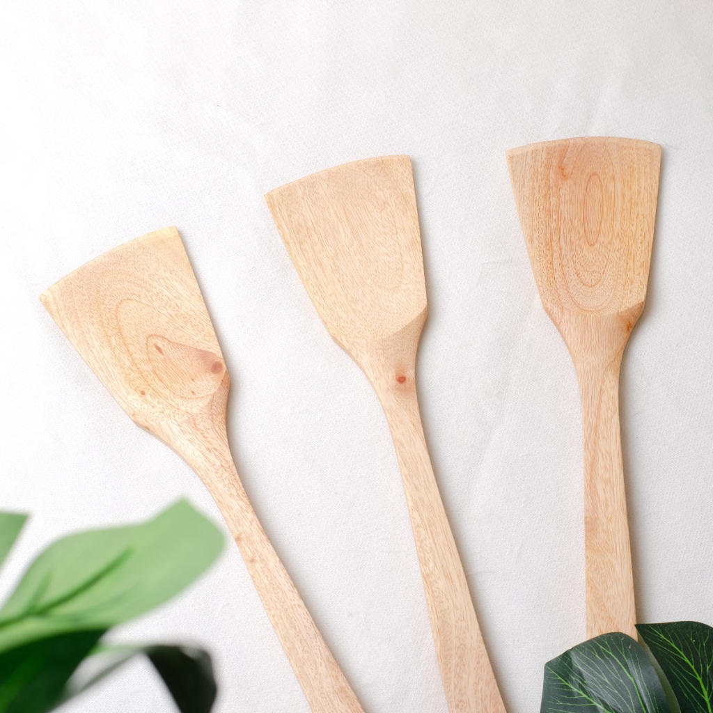 Sutil / Sodet / Spatula Kayu Mahoni Premium
