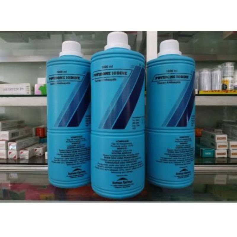 povidone iodine 1000 ml (1 Liter) kimia farma