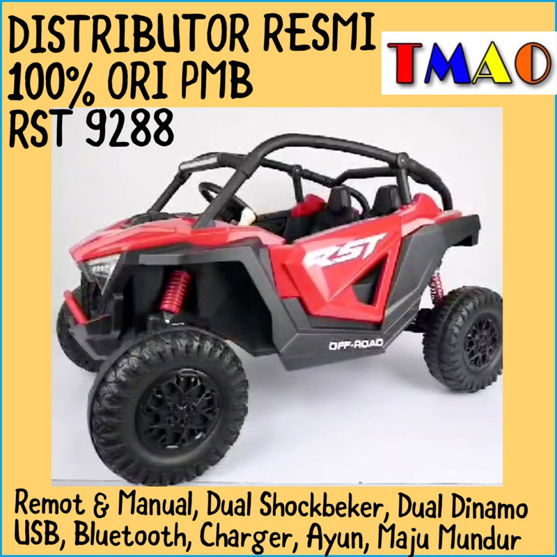 Mobil Aki Anak PMB 9288 RST M9288 M-9288 UTV JUMBO SIZE Kendaraan Mainan Anak
