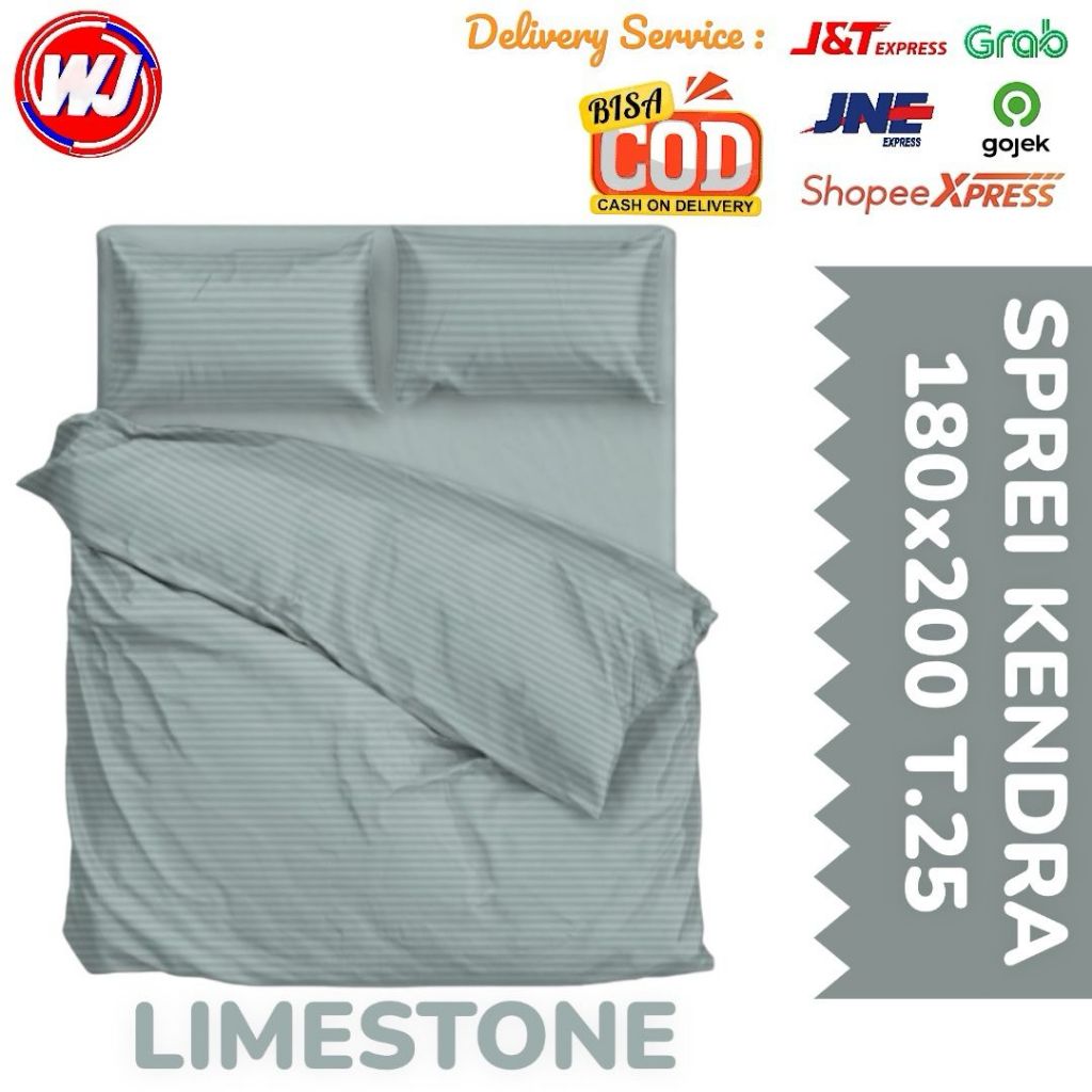 KENDRA-SPREI 180X200 T.25 LIMESTONE