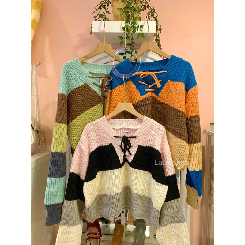 GEMMA TOP | Atasan Wanita Lengan Panjang Longsleeve Crop Pendek Fashion Premium Knitwear Knit Rajut 