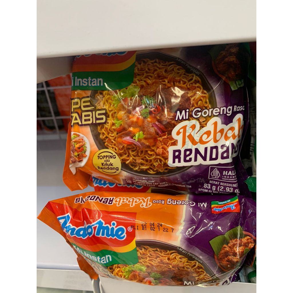 

INDOMIE Goreng Kebab Rendang