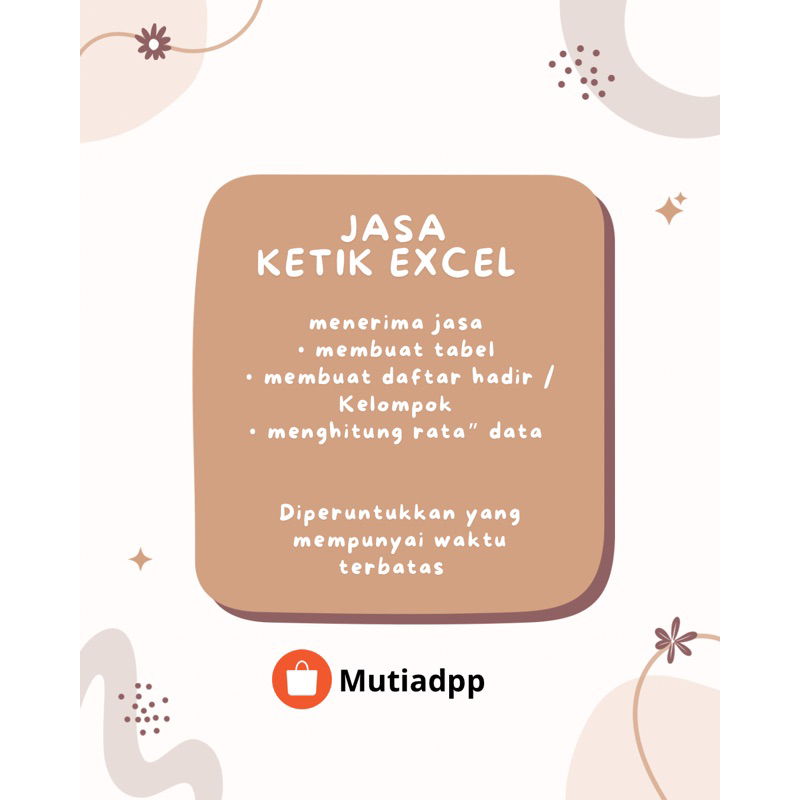 

Ketik Excel Murah!