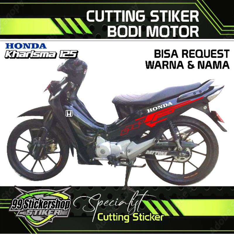 Stiker Bodi Motor Honda Karisma 125