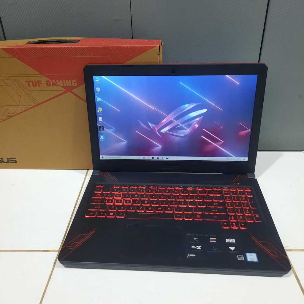 Laptop Asus TUF Gaming FX504GD Intel Core I5-8300H Ram 8/1Tb DualVga BERGARANSI