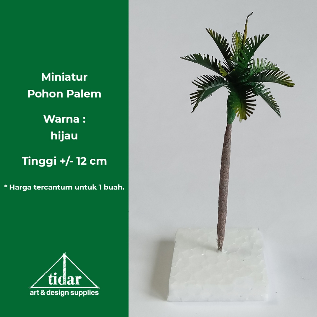 

[MR] MG - Miniatur Pohon Palem Tinggi 12 CM - Maket Tanaman Palm