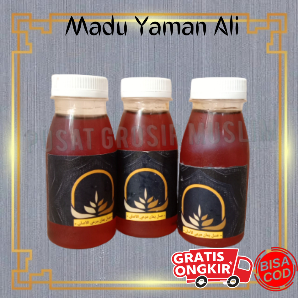 

Promo Madu Yaman Ali Original Yaman kemasan 125gr Madu Yaman Mara'i