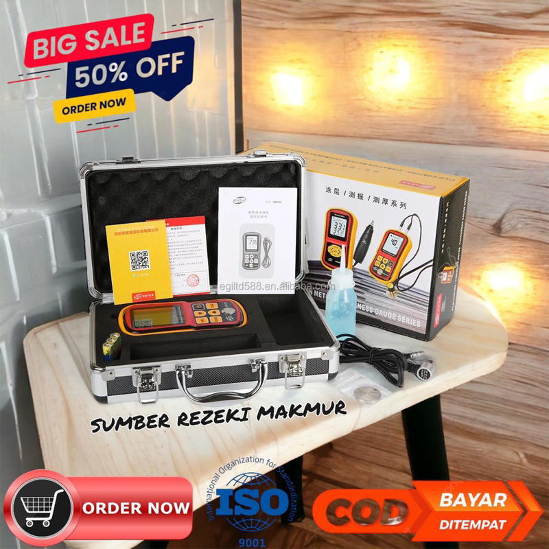 Ultrasonic Thickness Gauge GM100 BENETECH Tester GM-100 GM 100 Meter