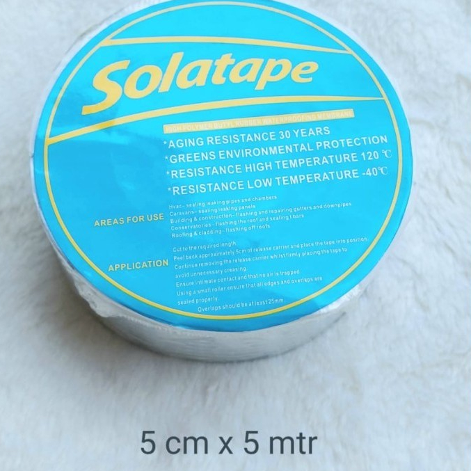 

HC Lakban Magic Tape Anti Bocor Aluminium Foil Butyl Rubber Waterproof Tape 5 CM X 5 M