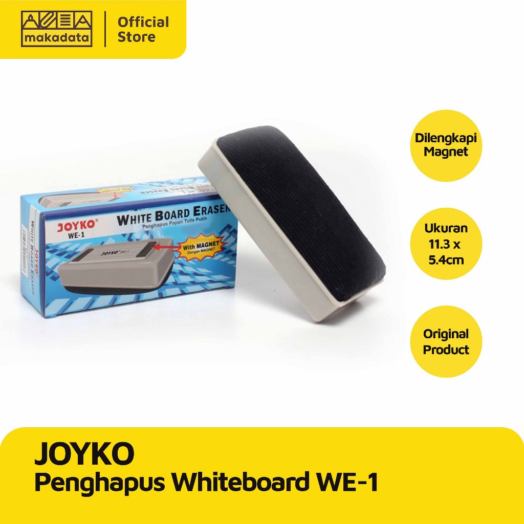 

PENGHAPUS PAPAN TULIS PUTIH / WHITEBOARD ERASER WE-1 (1 PCS) MURAH