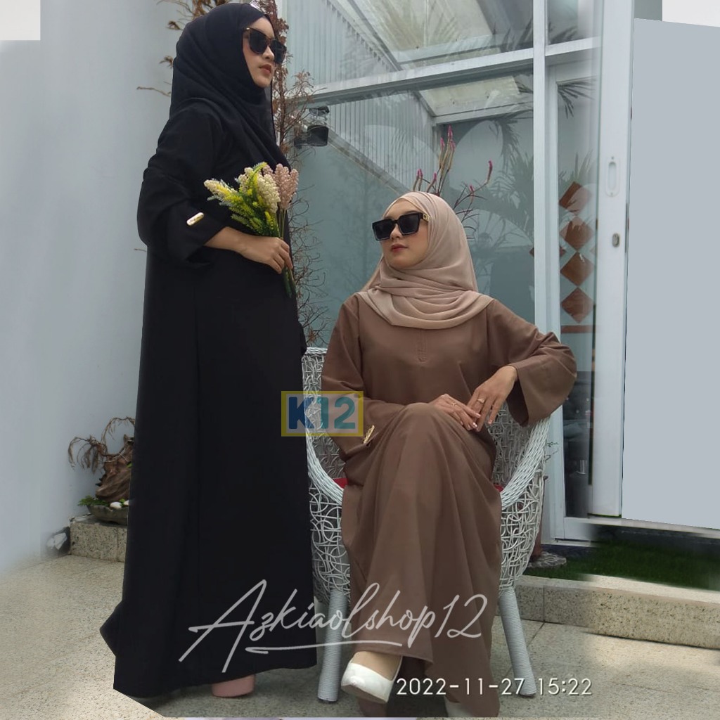 gamis terbaru 2024 lebaran wanita import