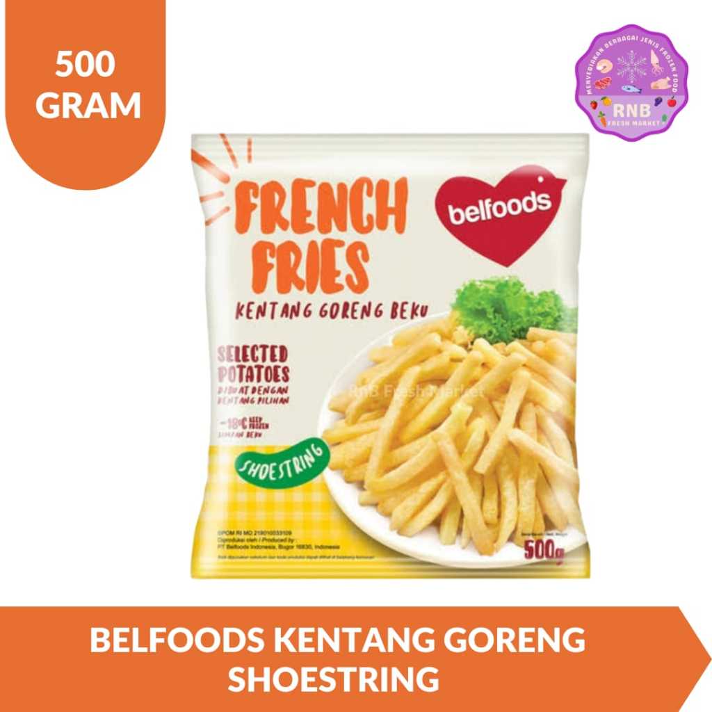 

Belfoods Kentang Goreng Shoestring 500 Gram