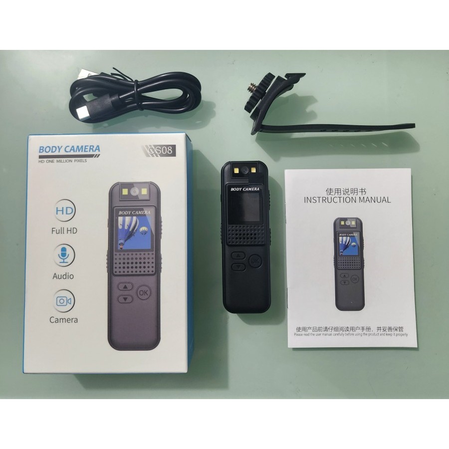 MH - Kamera Pocket 180 degree HD Night Vision Mini Camera Recorder CS08