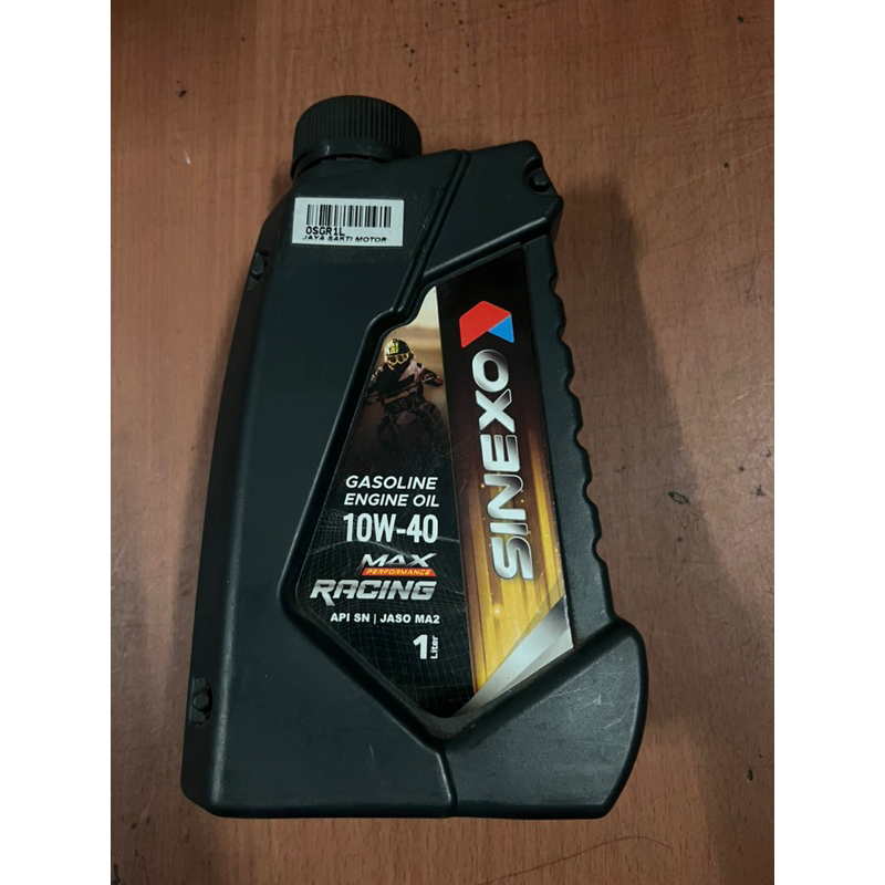 OLI SINEXO OLI MESIN SINEXO MAX RACING 4T 10W 40W FULL SINTHETIC 1L