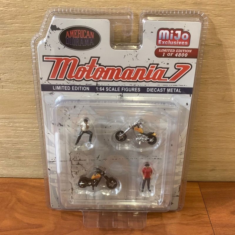 AMERICAN DIORAMA FIGURE SET MOTOMANIA 7