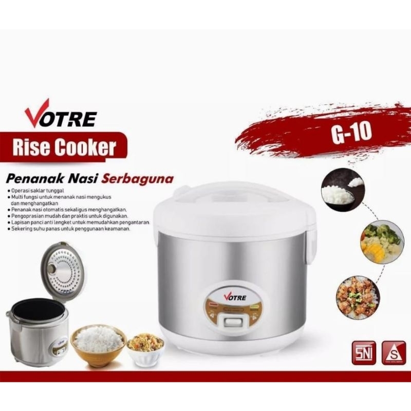 RICE COOKER MAGIC COM KECIL 1 LITER VOTRE G10