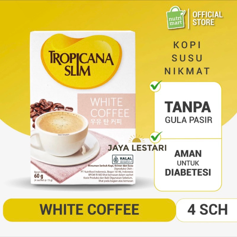 

Tropicana Slim White Coffee (60g) (4 Sachet)