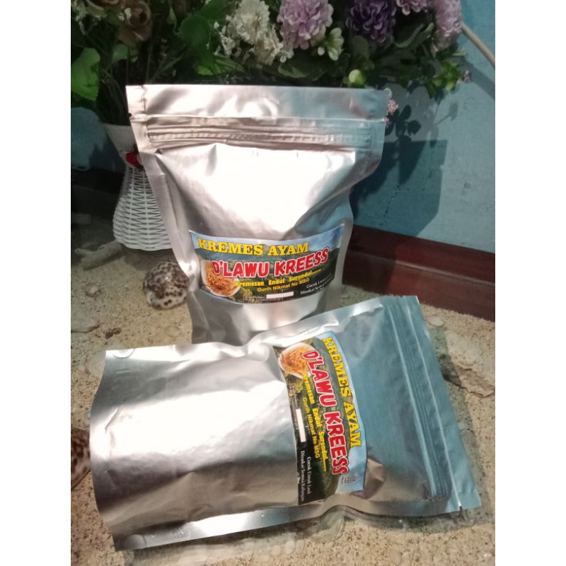 

Kremesan Ayam, Kremes Lauk, Kremes Kaldu Ayam 125 gram