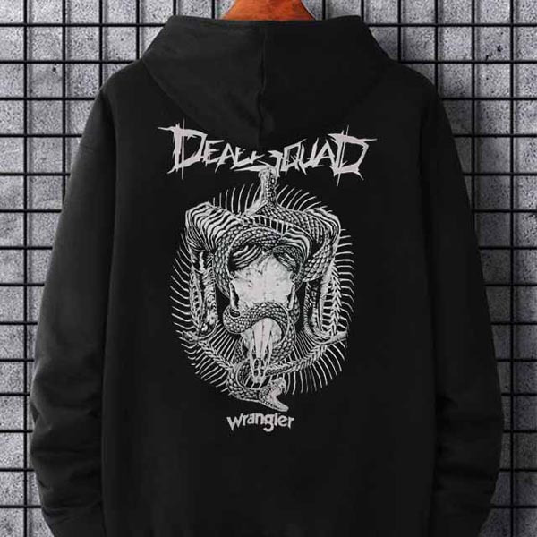 Deadsquad Wrangler Hoodie Bahan Cotton Fleece | DEAD SQUAD Pullover & Zipper | Bisa COD