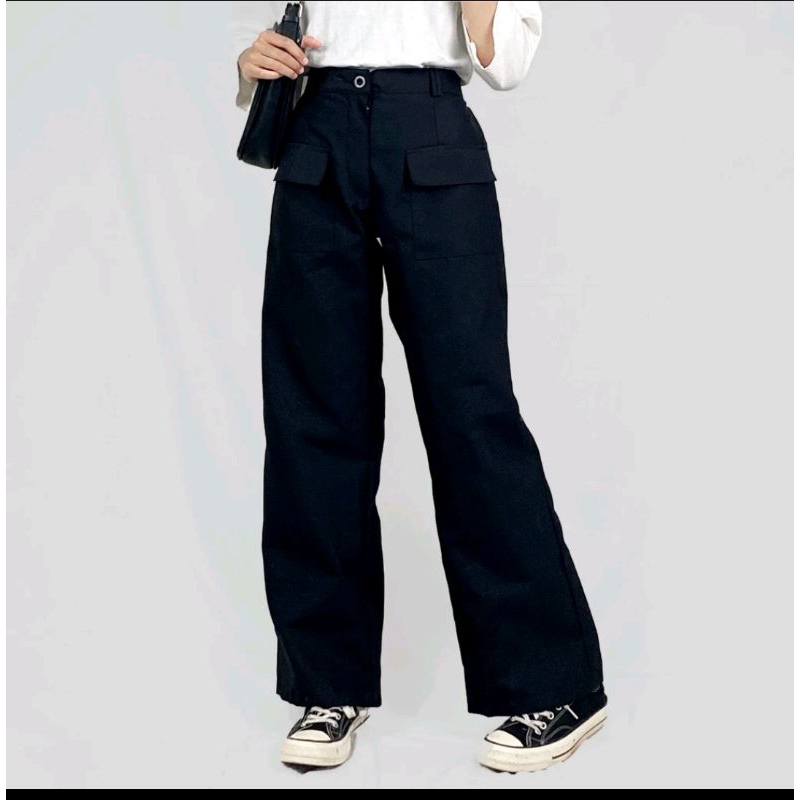 RUBBY PANTS POCKET/CELANA KULOT