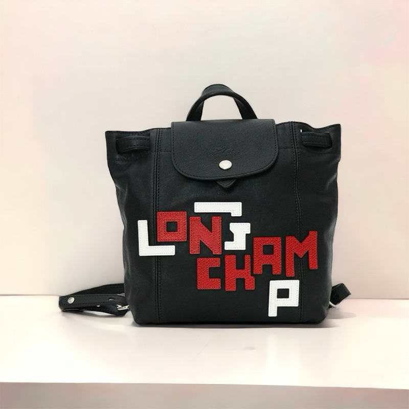 Original Long*champ Le Pliage LGP XS Cuir Backpack