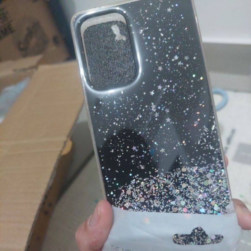 Jelly Case Kilat Blink manik Hitam Samsung A52 5G New Bukan Preloved