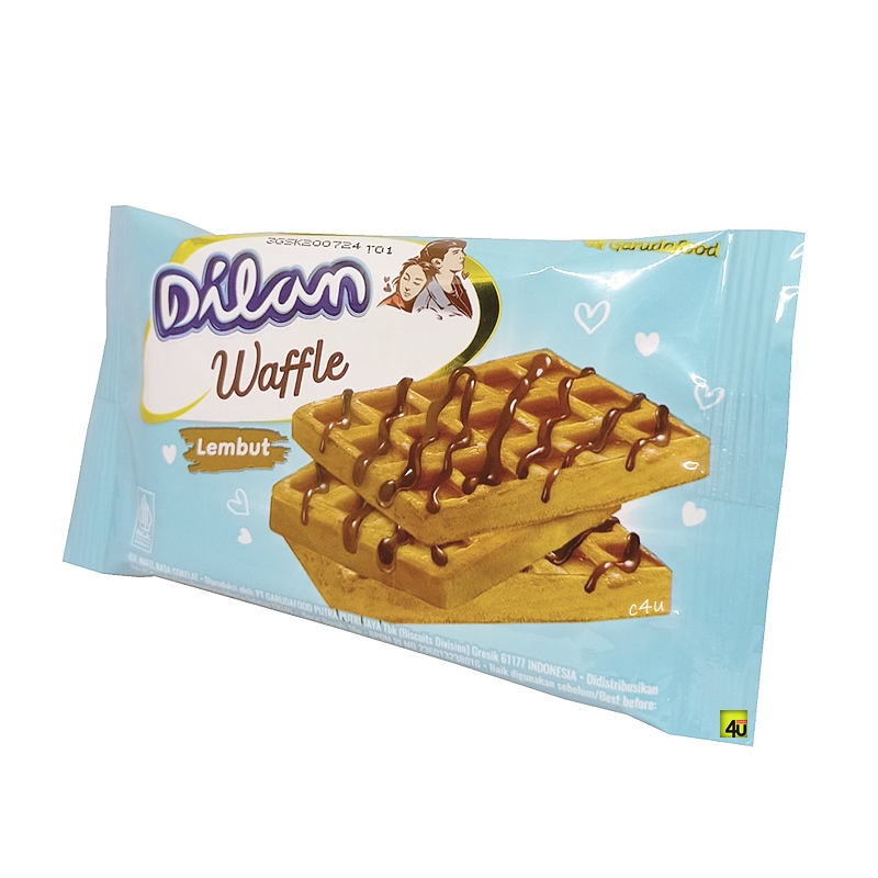 

Dilan WAFFLE - Kue Waffle Lembut Rasa Cokelat - 1 pcs