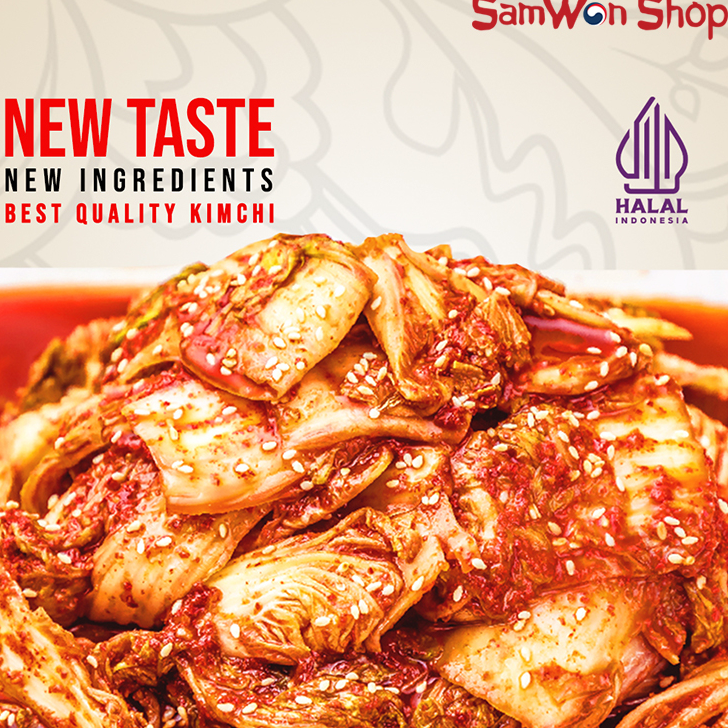 

➾❃❇ SAMWON KIMCHI SAWI FRESH 500 GR - FRESHLY MADE ORIGINAL KOREAN FOOD MAKANAN KOREA RASA LEZAT