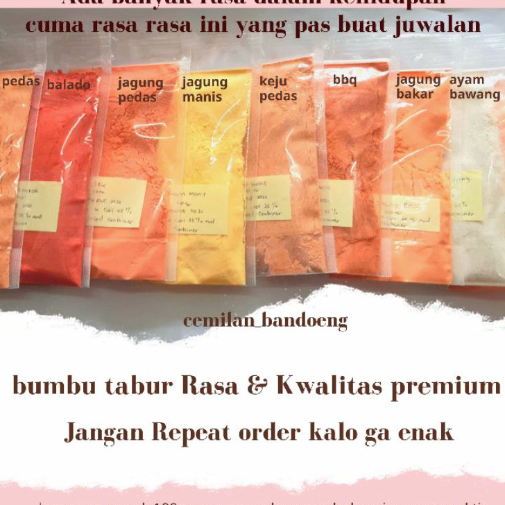 

➙➼✦❃ BUMBU TABUR RASA PREMIUM 100GR Ready stock