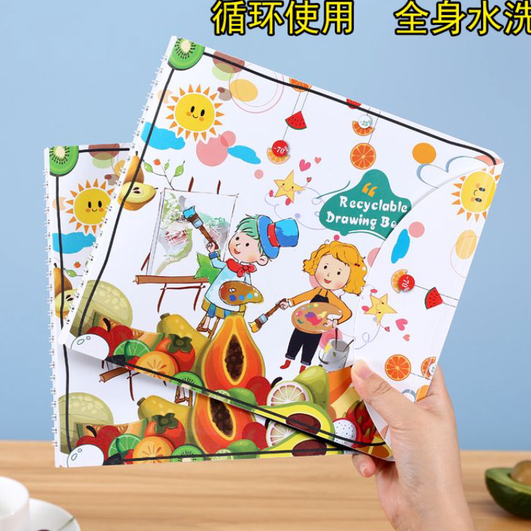 

Readystock Buku Mewarnai Bisa Dihapus / Washable Drawing Book Pasti Murah