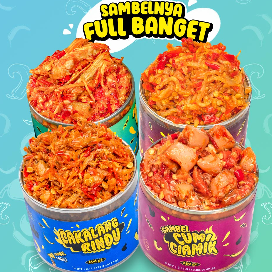 

➪➽✳✧ Eat Sambel - SEMUA VARIAN RASA (BEST SELLER!!!) Kirim Sekarang