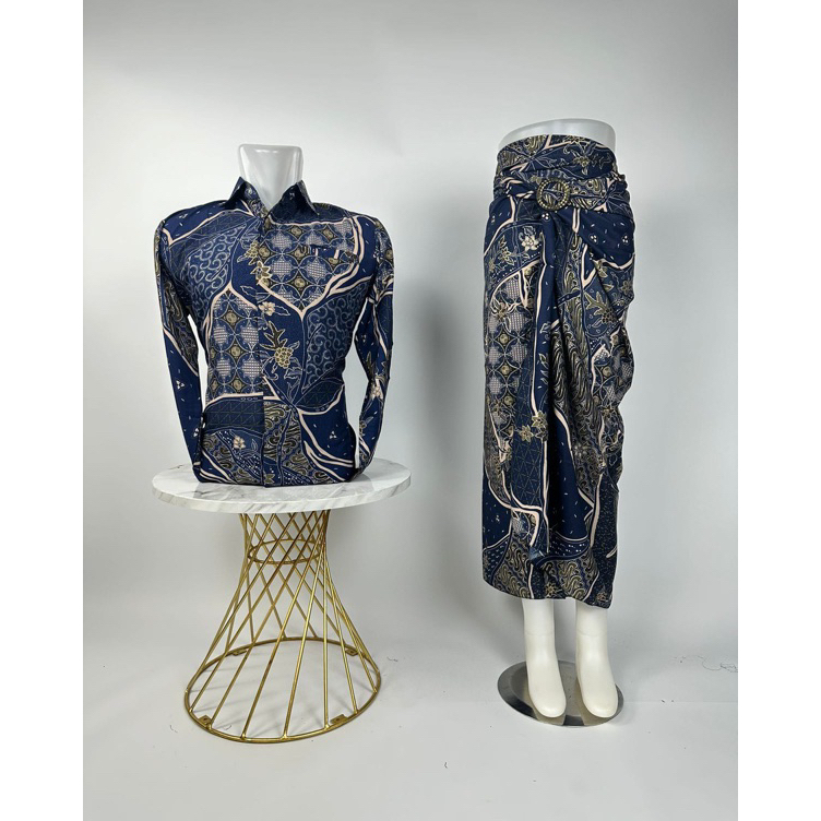 Paling Popular Vanriz Kebaya-Batik Couple Rok Lilit Buat Lamaran Kemeja slimfit Kirim Langsung