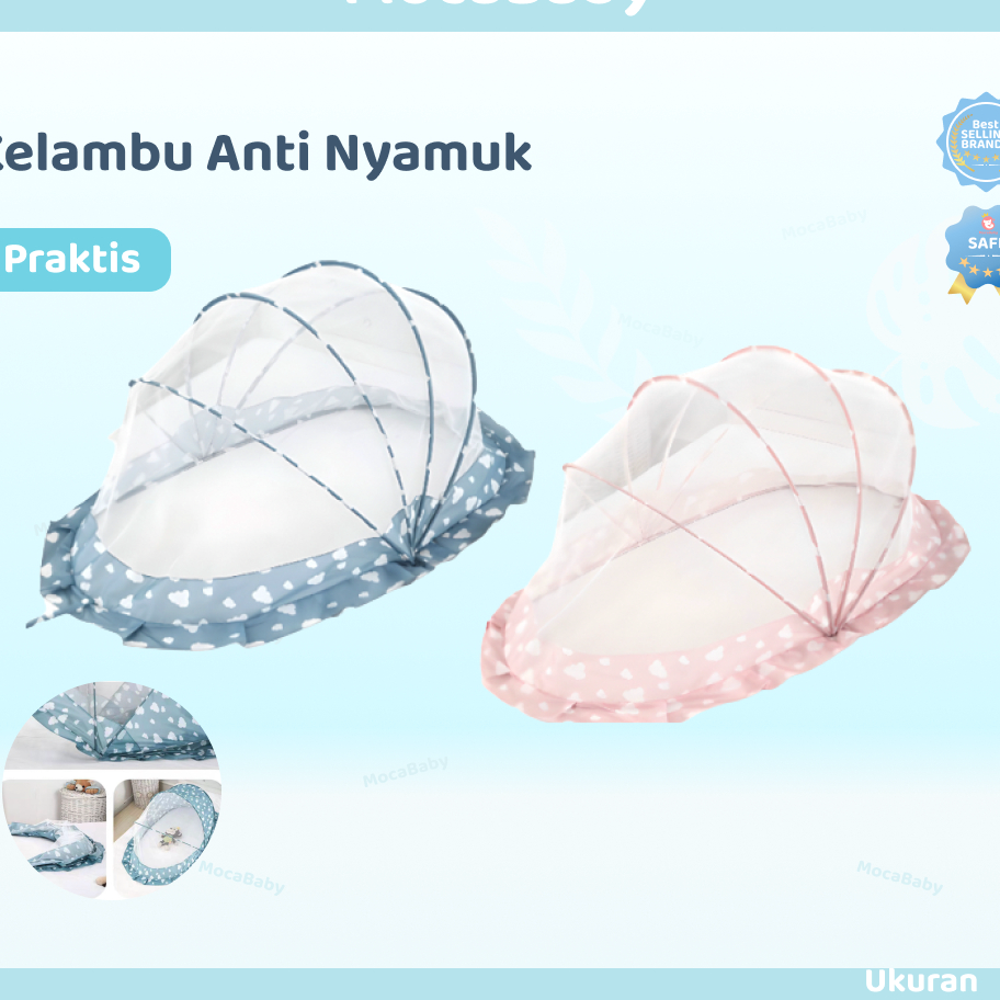 Terlaku. Mocababy kelambu nyamuk Kelambu lipat bayi praktis tempat tidur bayi anti nyamuk selambu ba