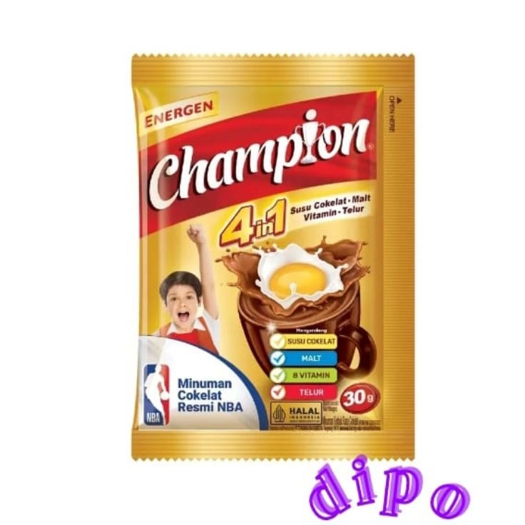 

Terkini CHAMPION Susu Cokelat Renceng isi 10 sachet Sale