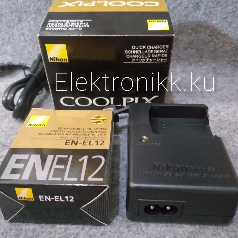 Baterai+ Charger Coolpix A100, A120, A130, W300, S9500, S9700