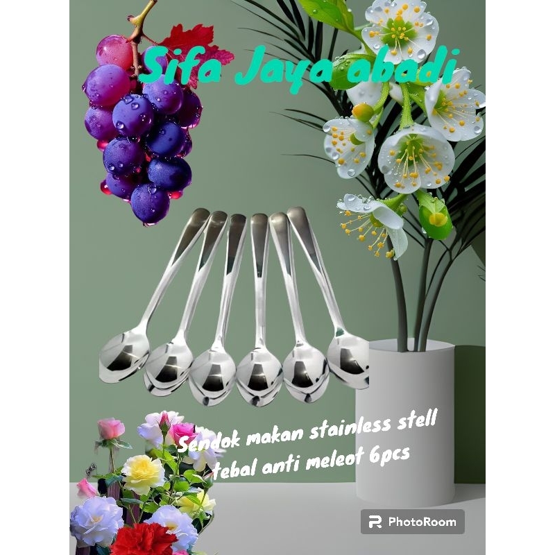 sendok makan tebal MERK KOMODO/sendok tebal/sendok makan setenlis tebal