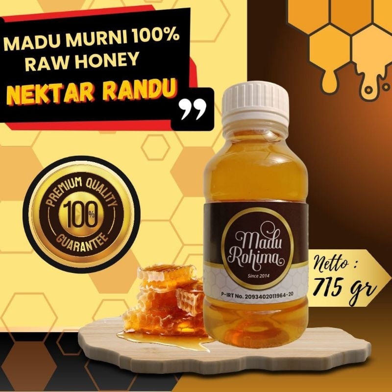 

Madu Rohima Randu 360 g, 715gram, 1kg