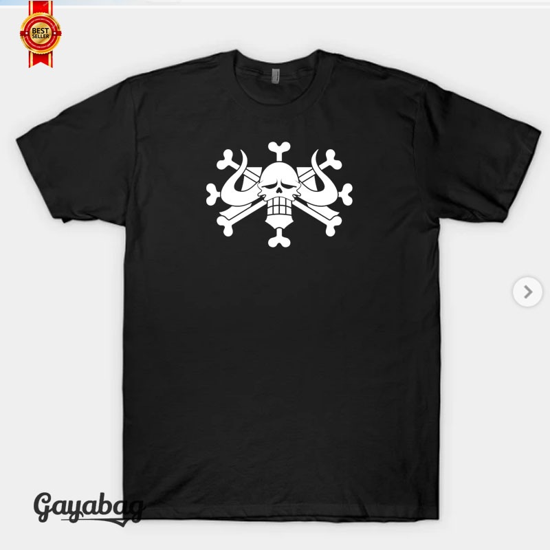 tshirt kaos baju lengan pendek unisex anime one piece bajak laut kaido best seller ready