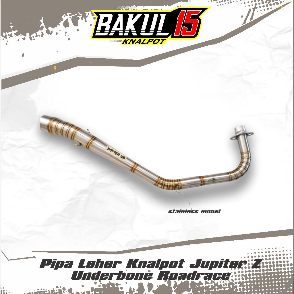 Pipa Leher Knalpot Jupiter Z Underbone Roadrace Full Stainles