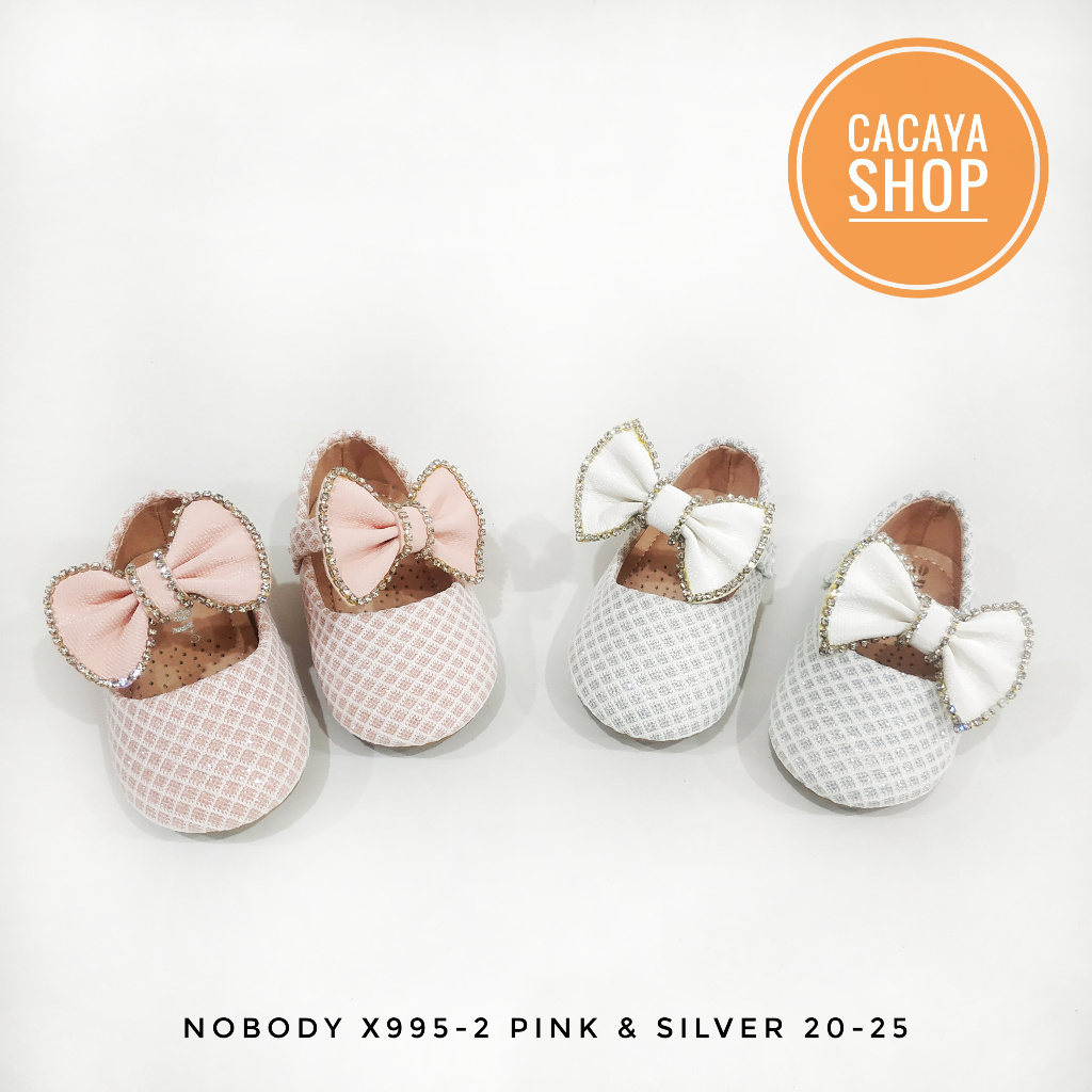 SEPATU ANAK PEREMPUAN BAYI NOBODY X995-2 CACAYA