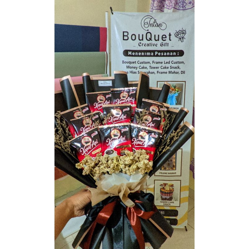 

Buket kopi/ kado cowo/ buket wisuda
