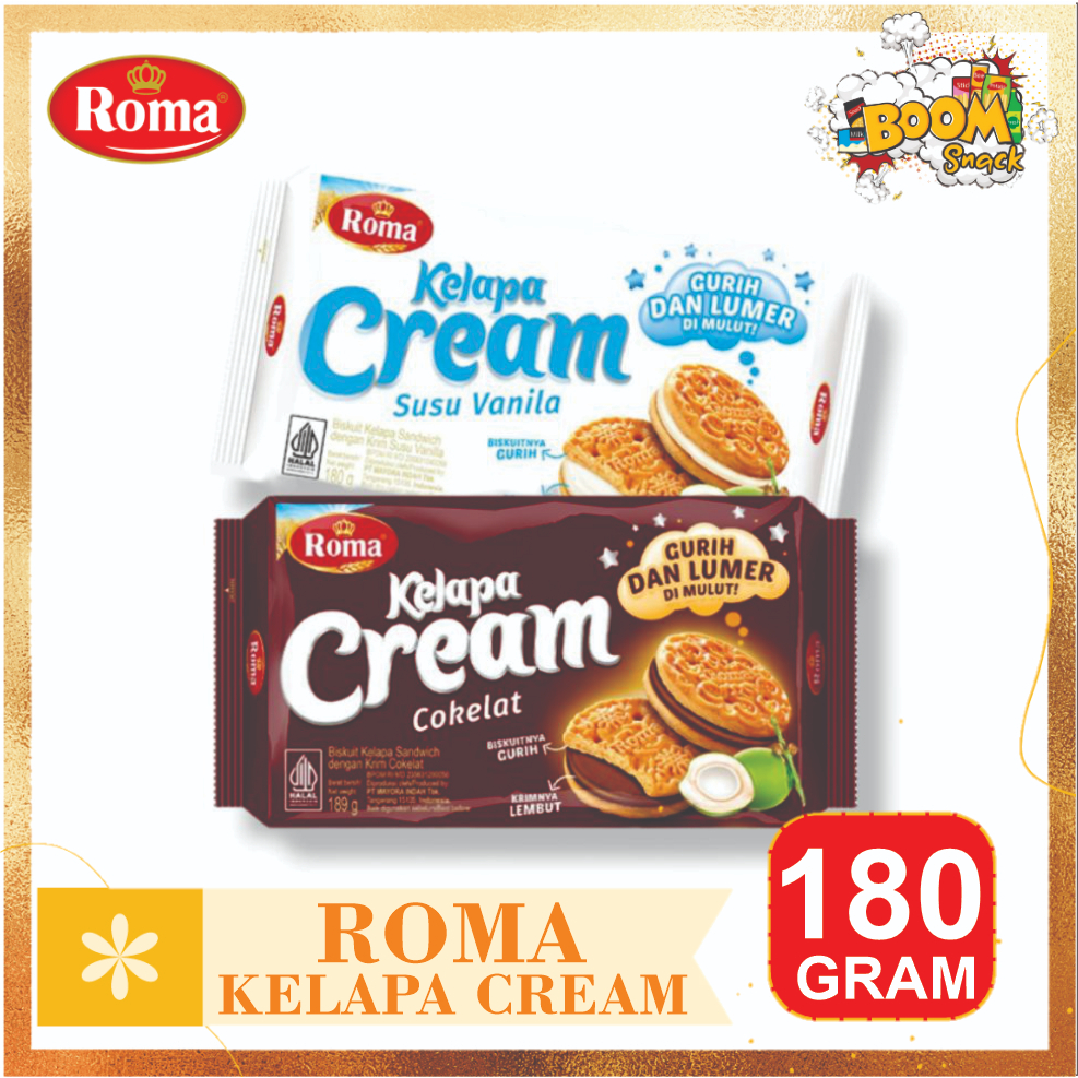 

Roma Kelapa Cream Cokelat Vanila