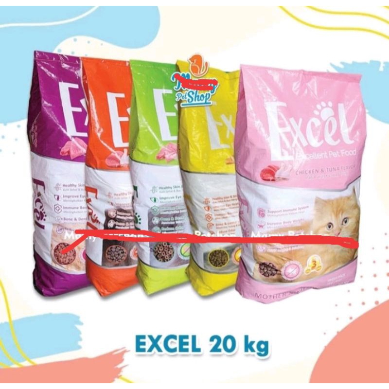 makanan kucing Excel 20 kg