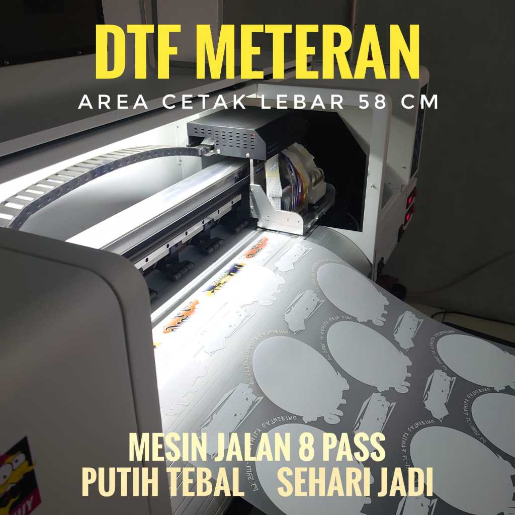 DTF meteran area cetak 58 cm