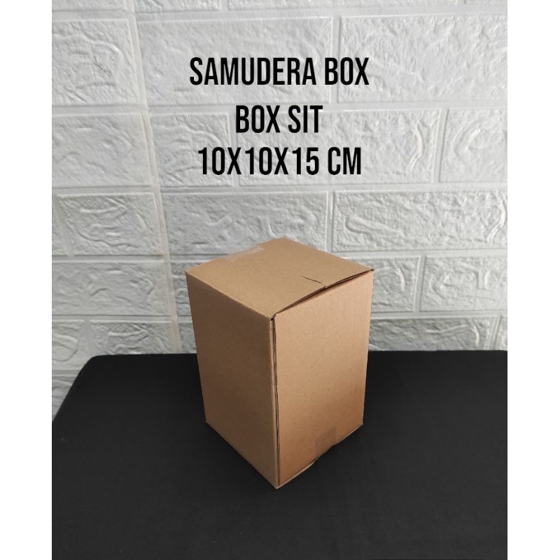

kardus karton box uk 10x10x15 cm ST Sheet singgle wall polos