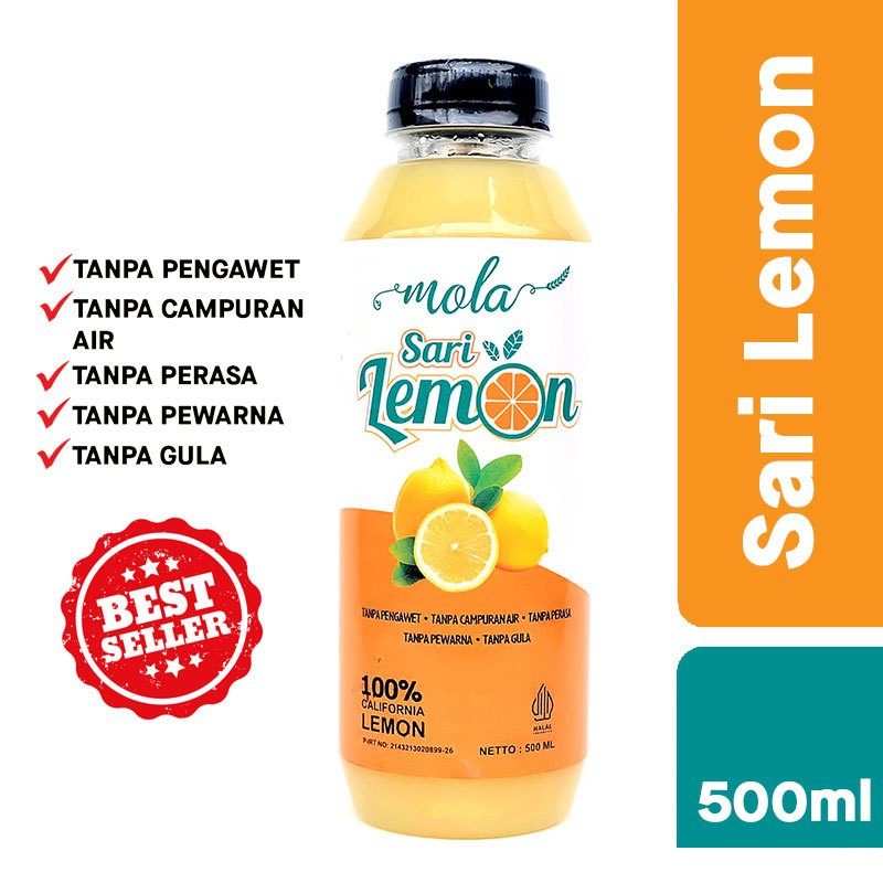 

Mola Sari Lemon 500 ml | Asli Minuman Jus Diet Detoks Alami