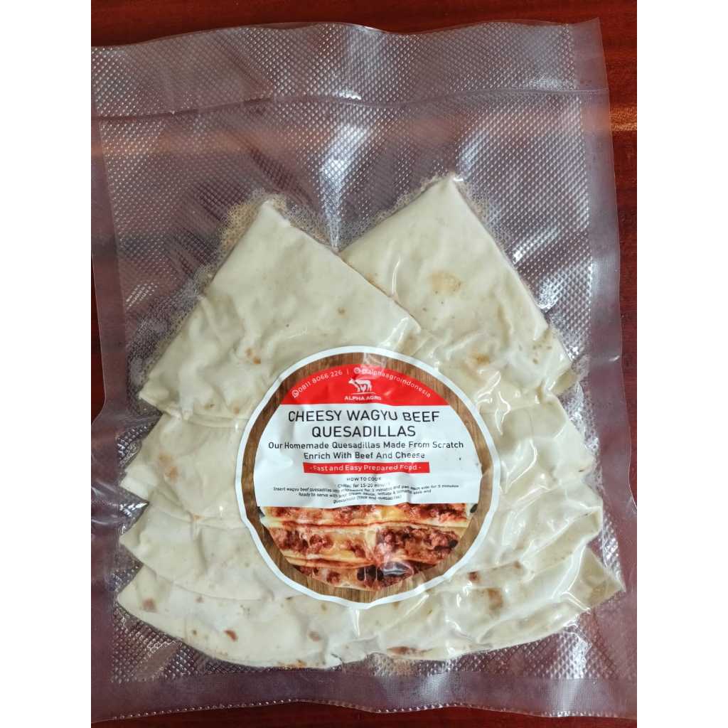 

Cheesy Wagyu Beef Quesadillas