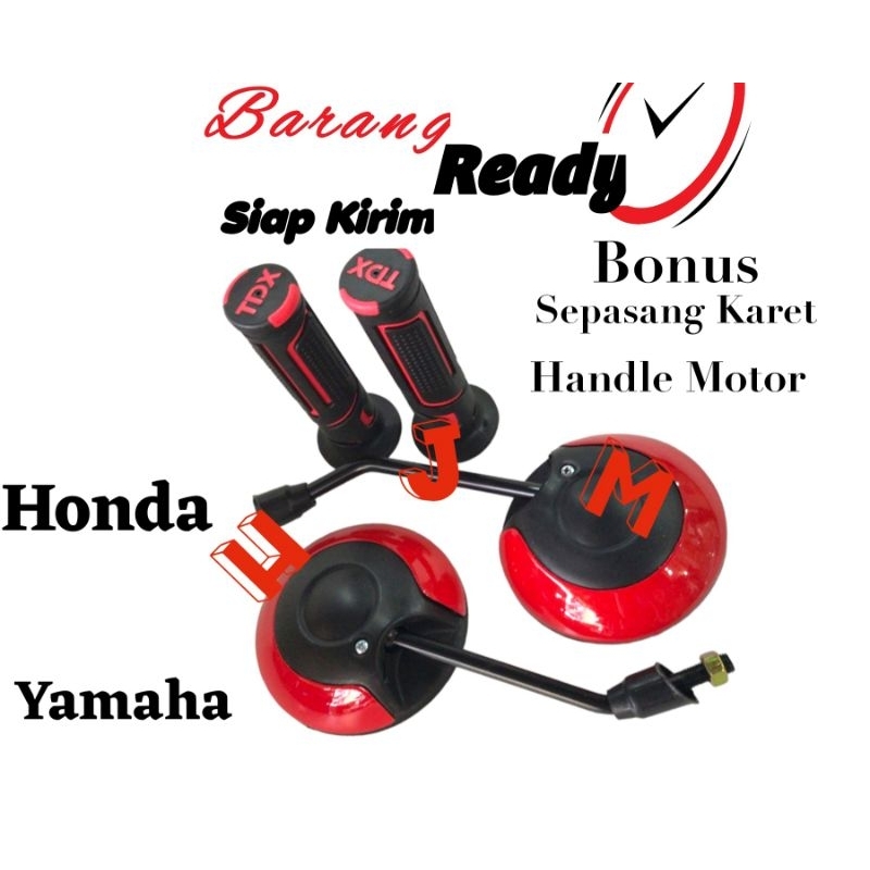 Spion Merah Paket Model Scoopy Bulat Grip Tdx