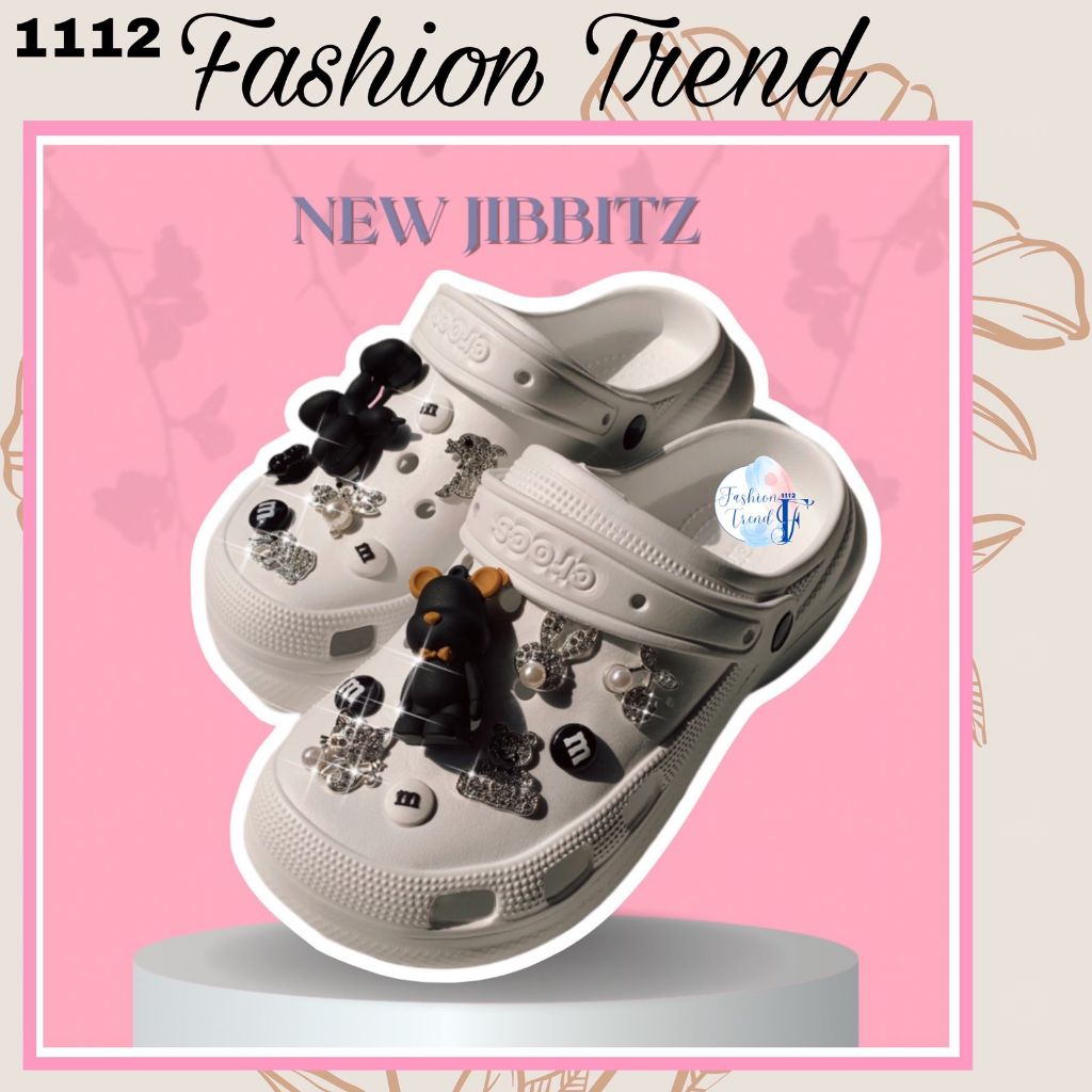 Fashion Trend 1112 crocs jibbitz KAWS Gold  - charms emas imitasi - Liontin sepatu sendal, tas/ranse